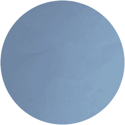 A blue textured circle.