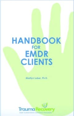 Book cover of "Handbook for EMDR Clients by Marilyn Luber"